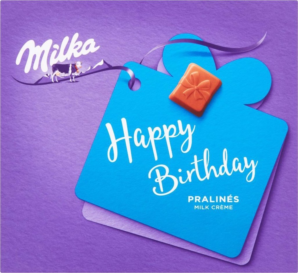 Milka Czekoladki mleczne z nadzieniem mlecznym 110 g (20 sztuk)