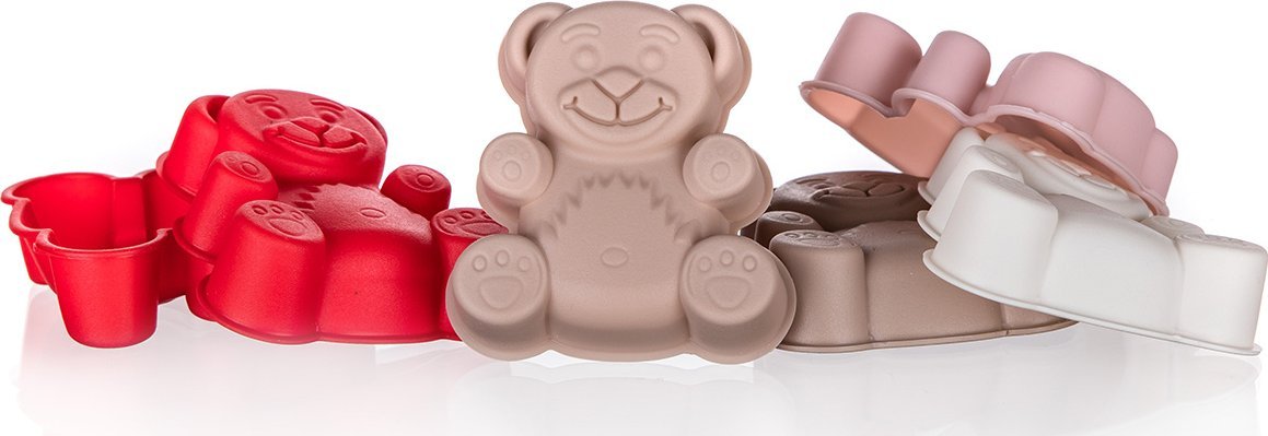 Orion SILIKONOWE FOREMKI DO PIECZENIA 6 szt. NIEDŻWIADKI BANQUET