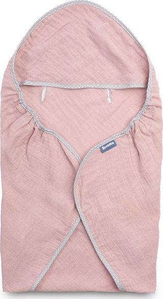 Sensillo OTULACZ MUŚLINOWY DO FOTELIKA RÓŻOWY 75x75