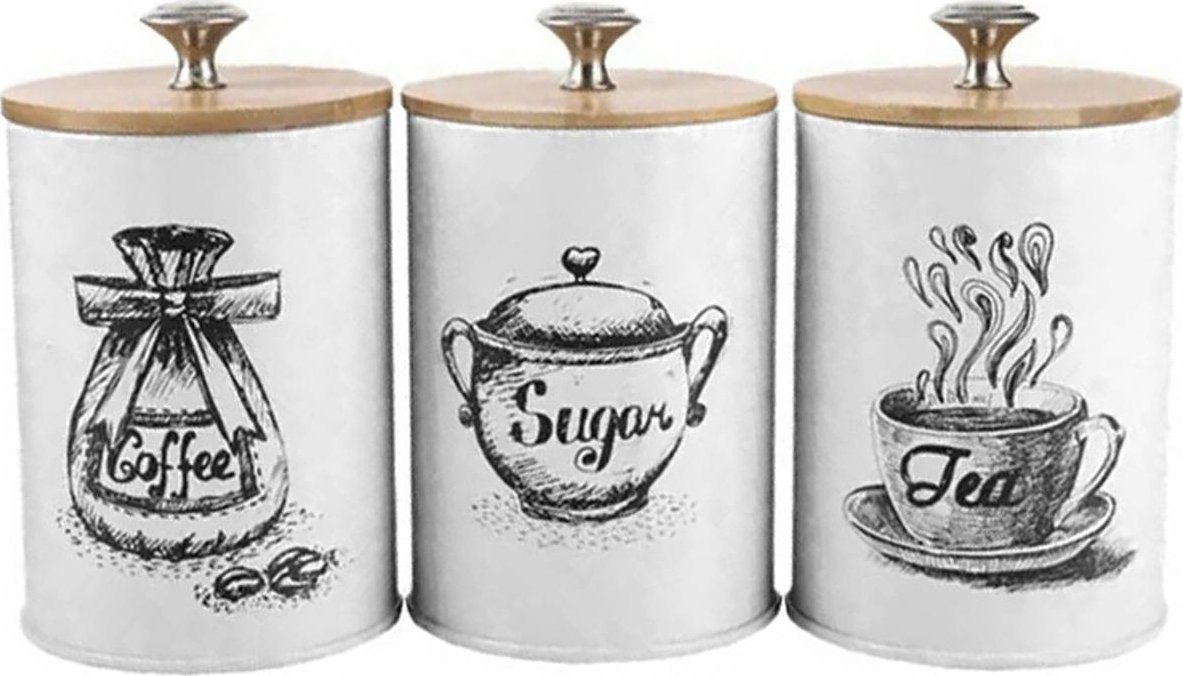 ATL DA256 Duży metalowy zestaw pojemników 3szt