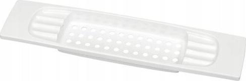 Bisk Półka łazienkowa na wannę plastikowa biała