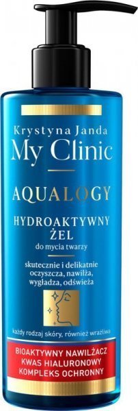 Janda JANDA My Clinic Aqualogy Hydroaktywny Żel do mycia twarzy - do każdego rodzaju cery 400ml
