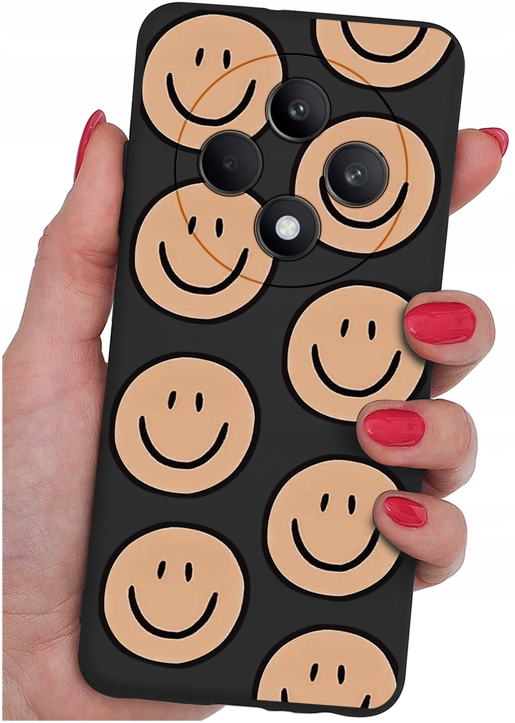 Etui do Oppo Reno 12 F 5G | 12 FS 5G WZORY |SILIKONOWE MATT CASE + SZKŁO 9H