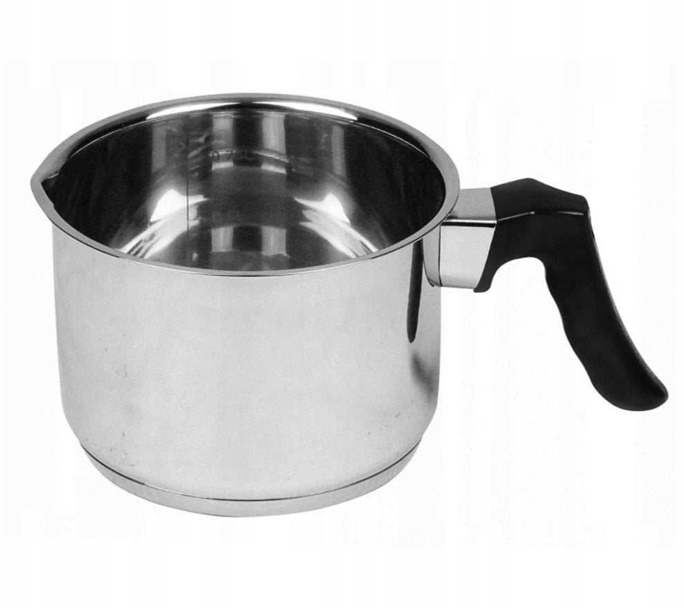 GARNEK STALOWY DO MLEKA 1.0L BRUNBESTE BB-2197