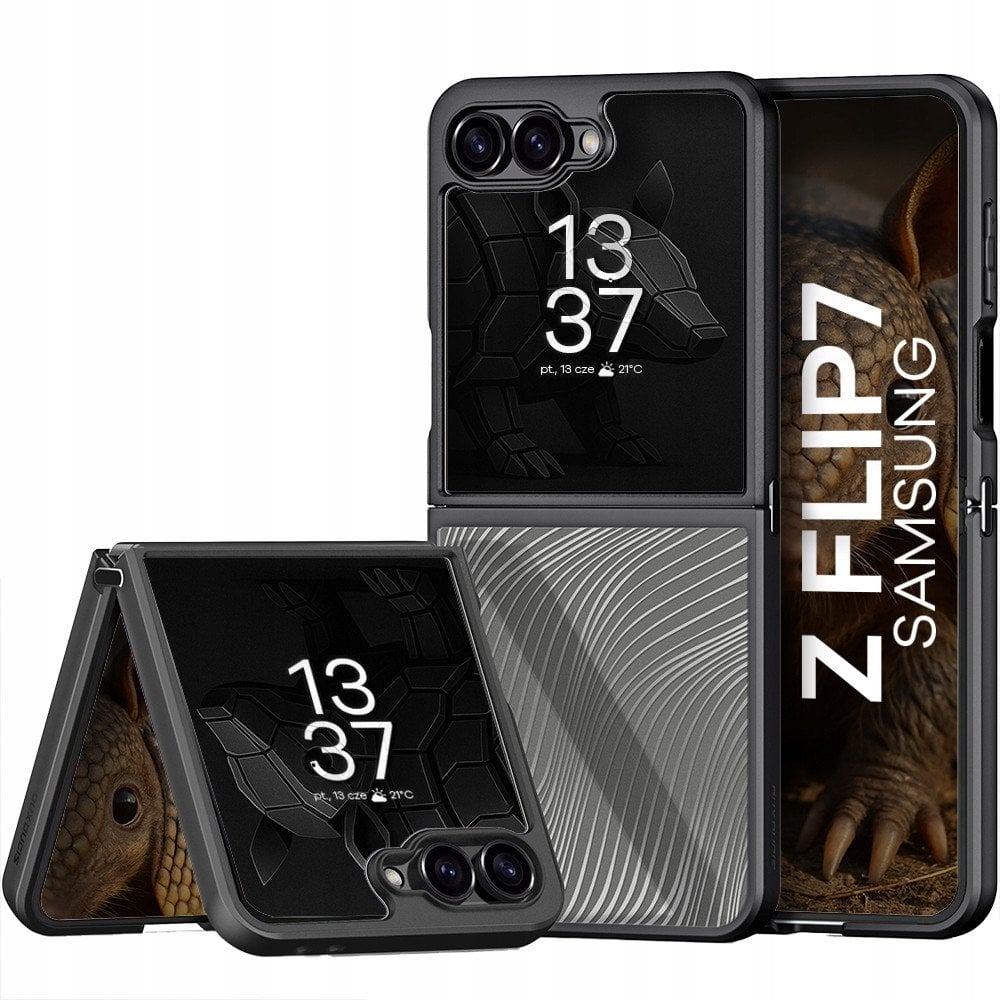 Etui Dux Ducis Aimo na Samsung Galaxy Z Flip7 - czarne