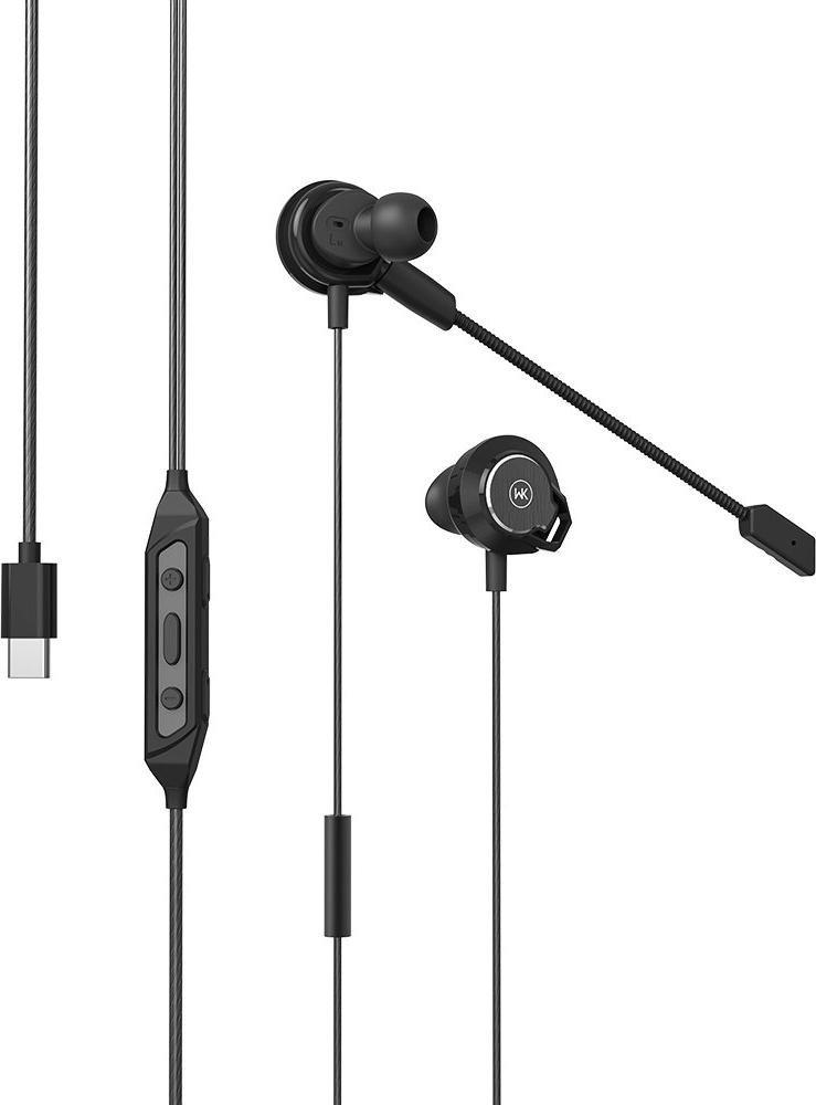 Słuchawki WK Design Y28 Czarne (6941027612293)