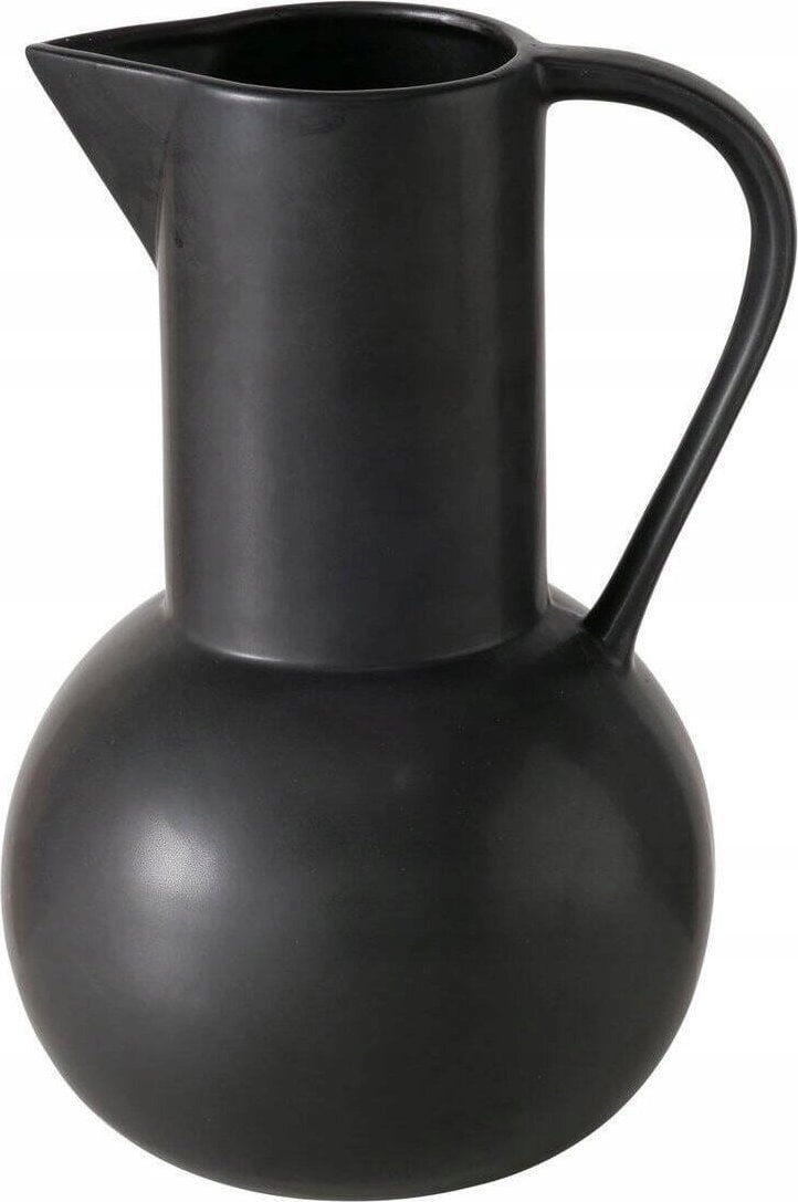 Boltze Czarny wazon dekoracyjny ZUKY, matowa kamionka, wys. 25 cm