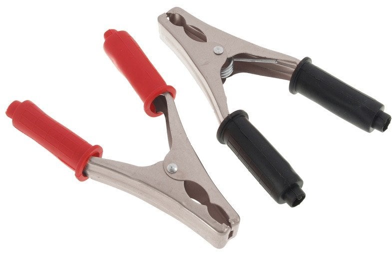 ZŁĄCZE KROKODYL 200A DUŻE CZARNE DŁ.