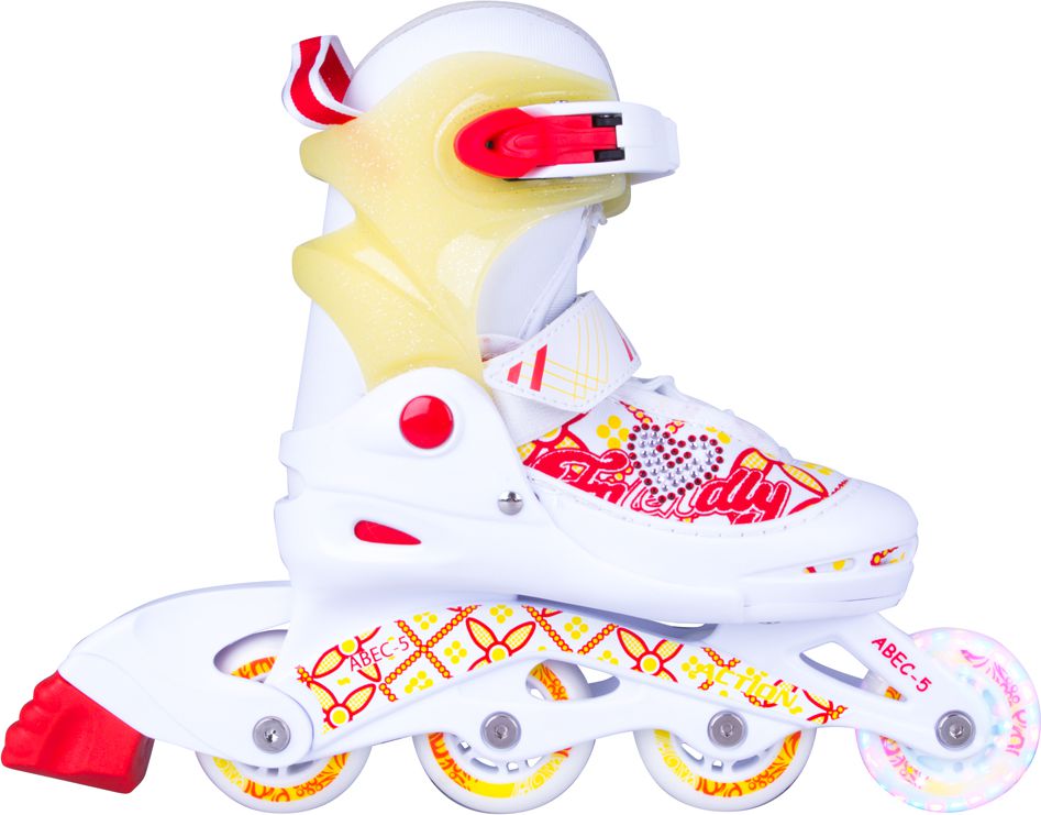 Rolki Action Joly rekreacyjne regulowane białe r. 26-29