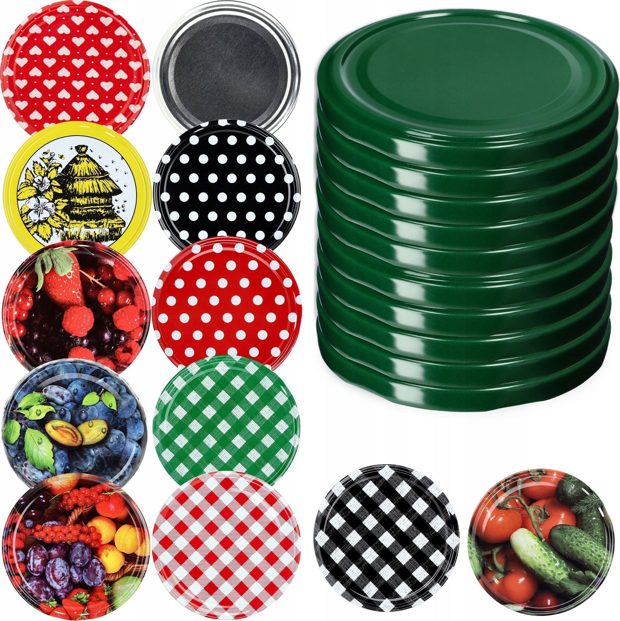 Kadax Zakrętki Nakrętki Wieczka Do Słoików 10 szt fi 82