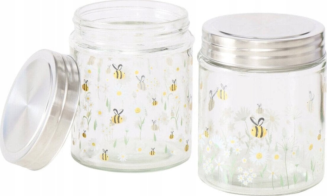 Zakręcane słoiki do przechowywania HONEY, 625 ml, 2 szt.