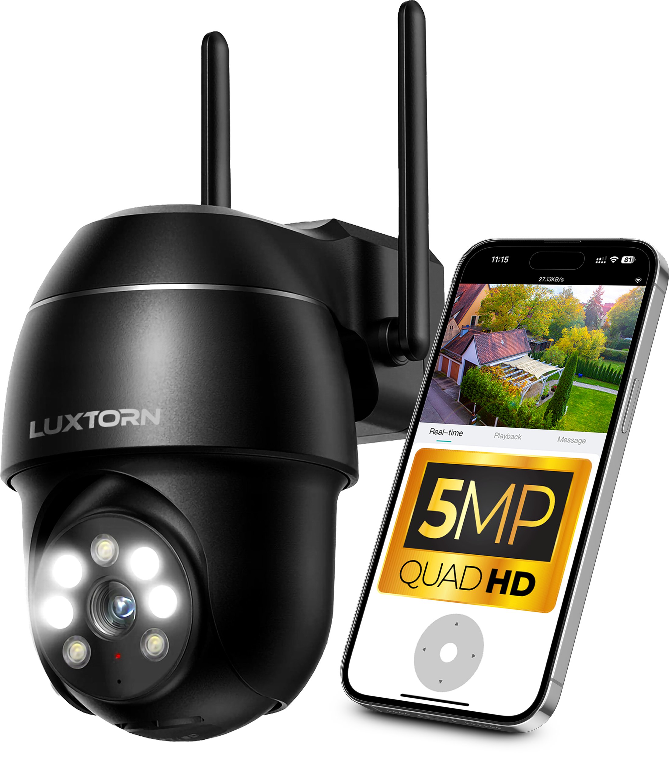 Kamera Obrotowa IP WIFI 5MPx SMART 5X ZOOM LUXTORN CE5-30V1