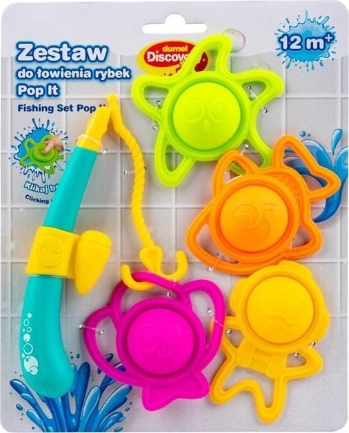 Zestaw do łowienia rybek Pop It