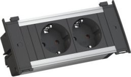 Bachmann BACHMANN KAPSA X-Small 2x gniazdo z uziemieniem, wtyczka montażowa