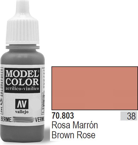Vallejo Farba matowa Nr 38 Rose Brown 17ml (70803)