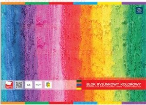 Interdruk Blok rysunkowy A4/20k kolorowy -