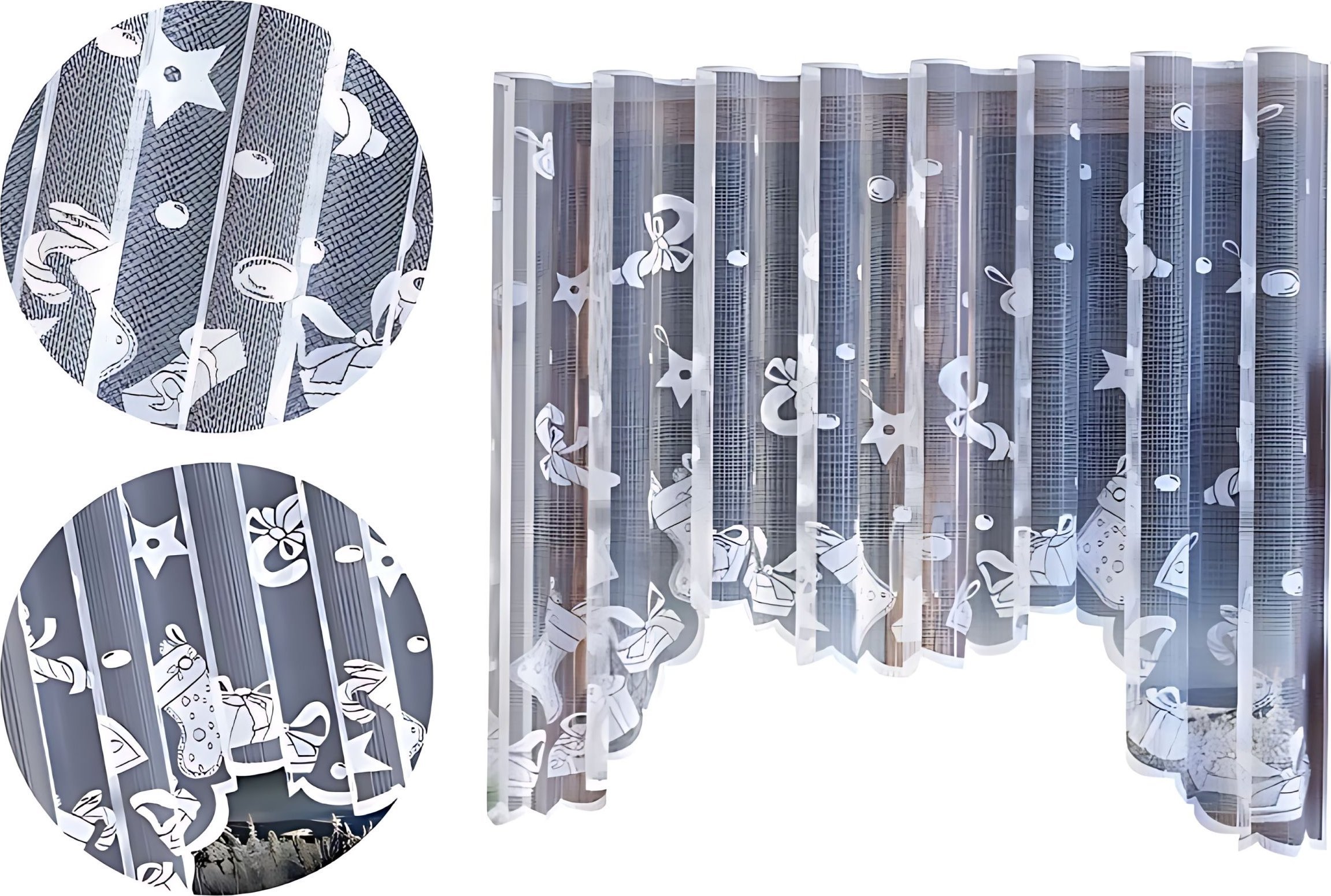 Firanka Hazel 300 x 150 cm DomoweTekstylia | WN247H 150 | Święta Boże Narodzenie