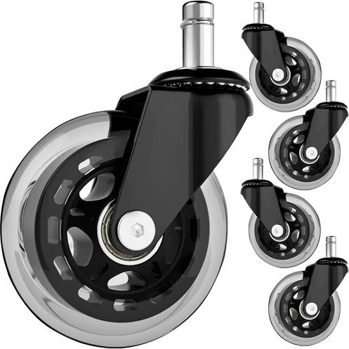 Malatec Kółka do fotela biurowego- 5 szt. (22077)