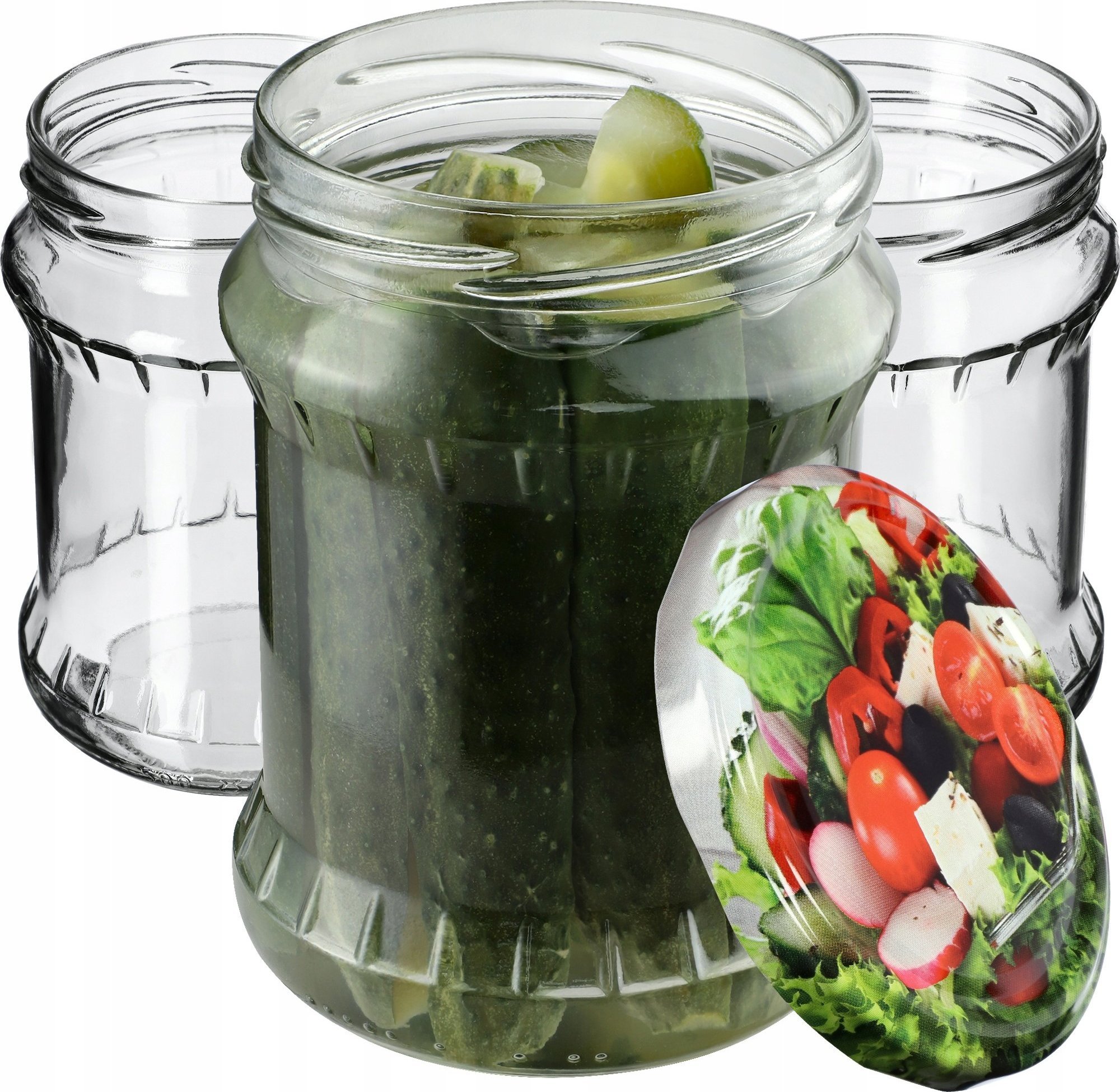 Kadax 24x Słoik Na Przetwory 500ml Dżem Wieczko fi82