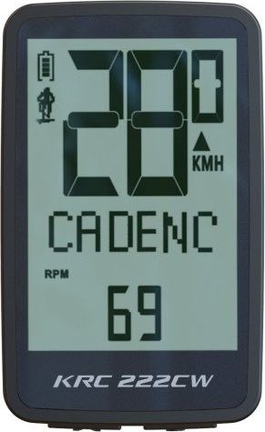 Kross Licznik rowerowy Kross KRC 222 CUW 22-funkcje bezprzewodowy- kadencja Uniwersalny