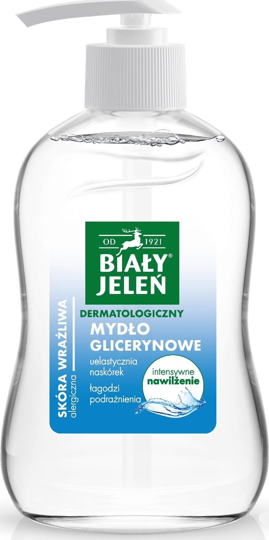 Pollena BIAŁY JELEŃ Mydło glicerynowe dermatologiczne w płynie 500 ml