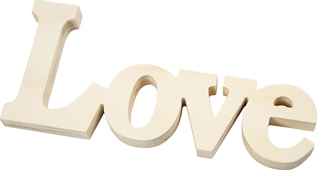 Creativ Company Napis "Love" ze sklejki