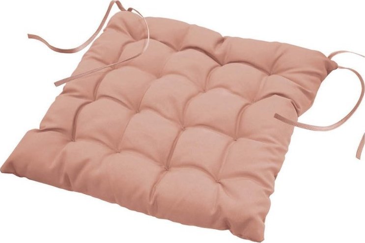 Douceur d`Interieur PODUSZKA NA KRZESŁO ESSENTIEL - PUDROWY RÓŻ 40x40