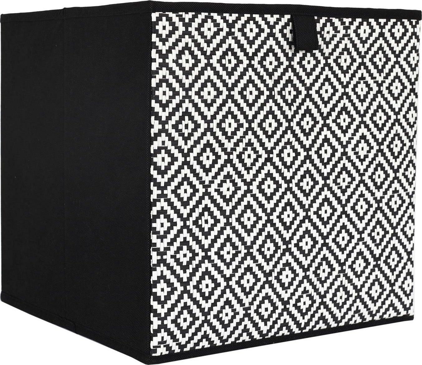 Intesi INTESI PUDEŁKO DO REGAŁU 30X30CM BRAID CZARNE