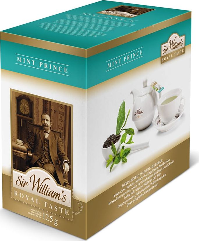 Sir Williams Herbata Royal Taste Mint Prince 50 torebek