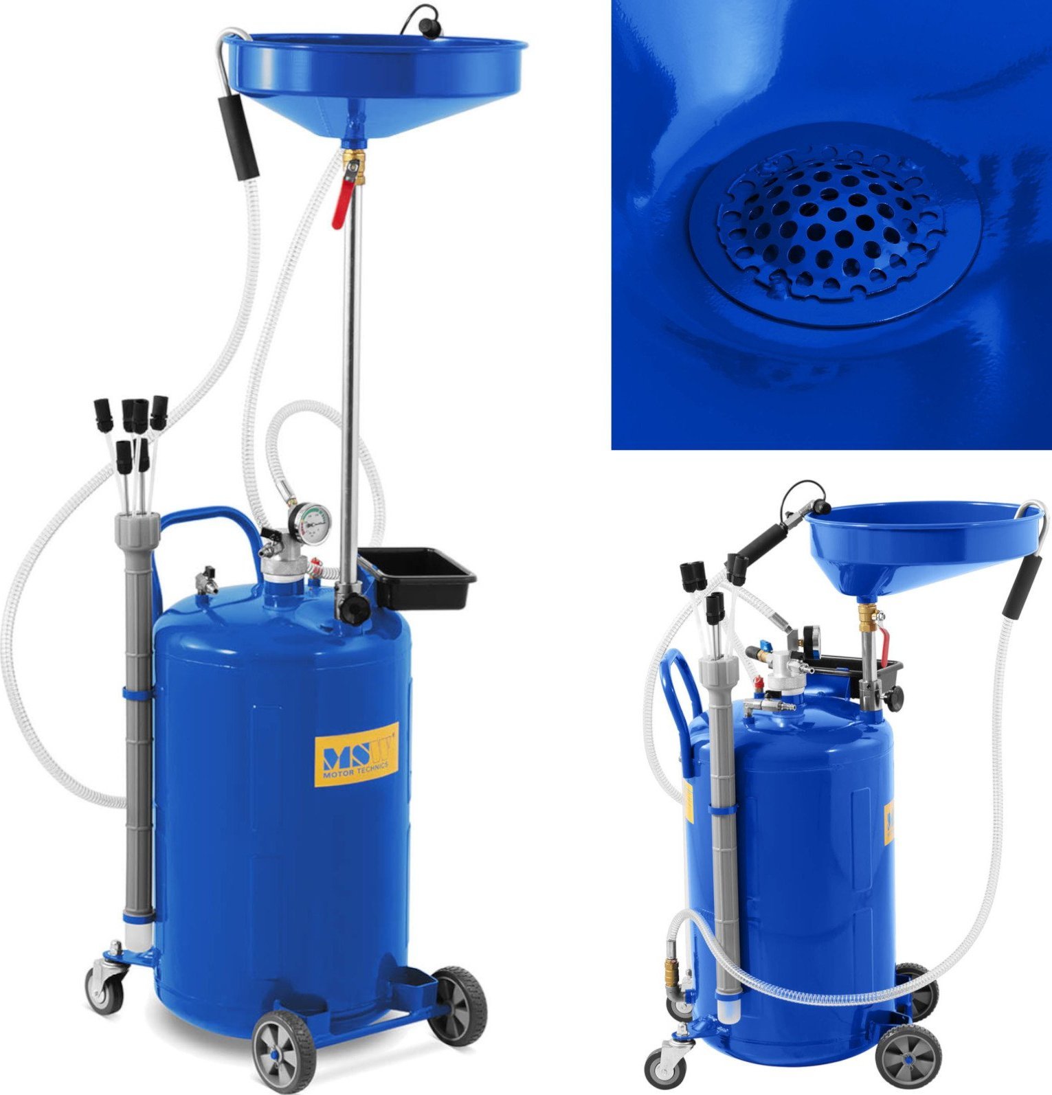MSW Zlewarka odsysarka pneumatyczna do oleju 70 l Zlewarka odsysarka pneumatyczna do oleju 70 l