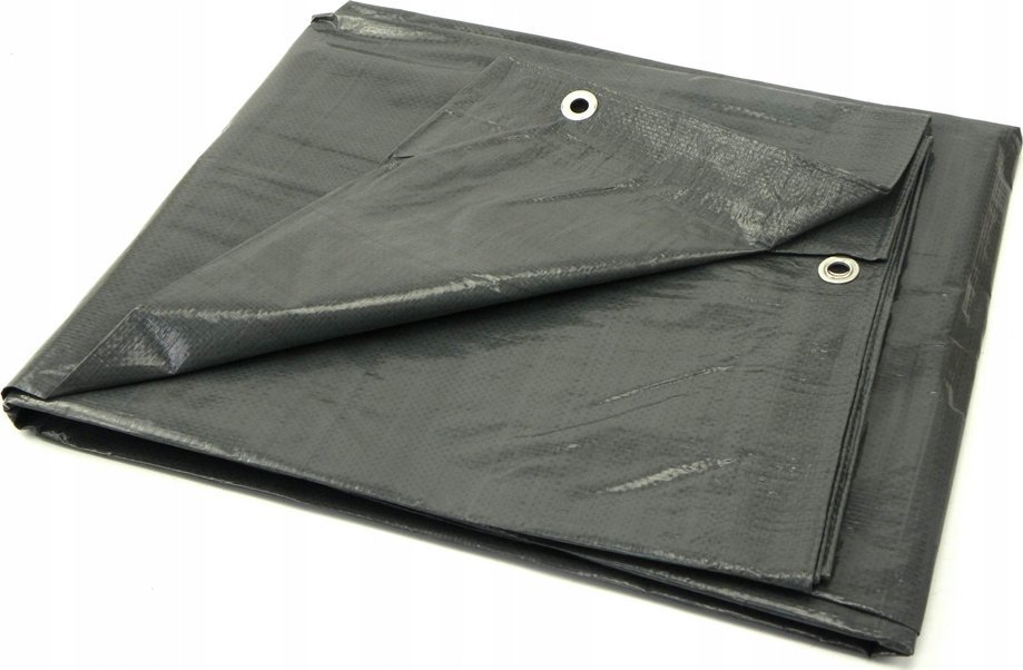 Plandeka Geko Plandeka 6x12m mega gruba/szara120G(2)