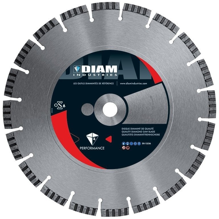 Tarcza diamentowa 400 x 25,4/10 DIAM BS70 laser, profesjonalna