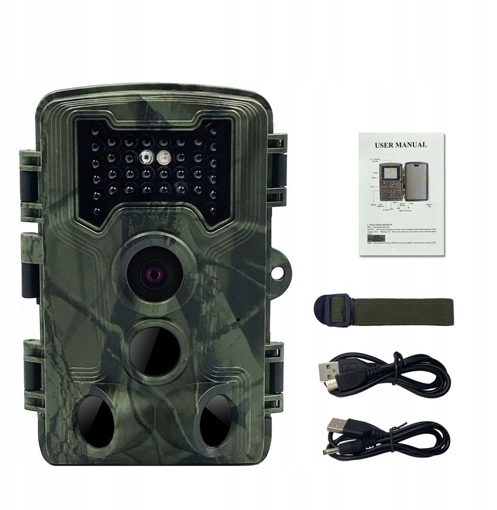 FOTOPUŁAPKA FHD 1080p 6miesięcy 36MP 120st Menu PL