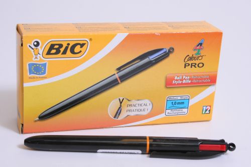 Bic DŁUGOPIS AUTOMATYCZNY BIC 4 COLOURS PRO PUDEŁKO 12 SZT - 902129
