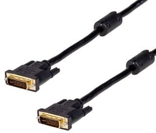 Kabel Akyga DVI-I - DVI-I 1.8m czarny (AK-AV-02)