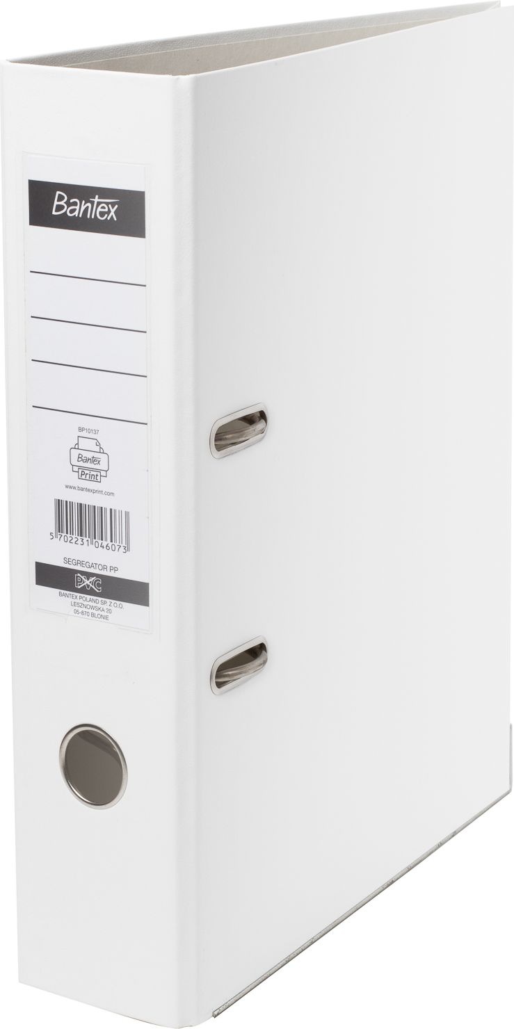 Segregator Bantex XXL dźwigniowy A4 80mm biały (HAME0848)