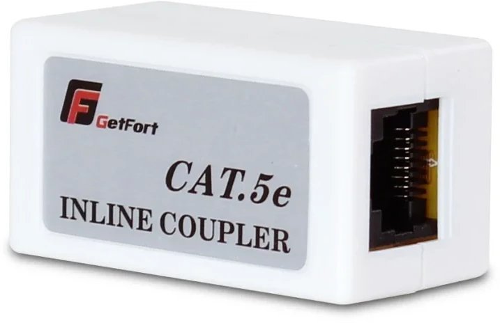 Łącznik Rj45 Getfort Cat.5E (Beczka) Rj45-G / Rj45-G
