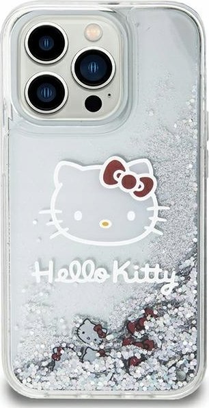 Sourcing Hello Kitty HKHCN61LIKHET iPhone 11 / Xr 6.1" silver/silver hardcase Liquid Glitter Charms Kitty Head