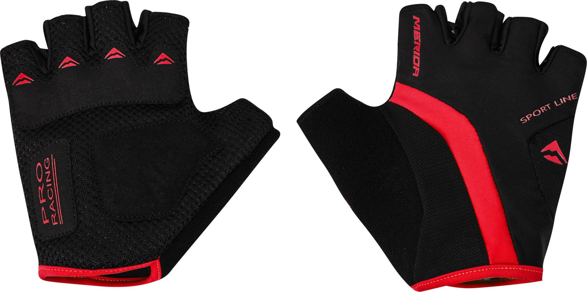 Merida RĘKAWICZKI MERIDA SPORT LINE KRÓTKI PALEC Rozmiar: XL, Wybierz kolor: Black Red
