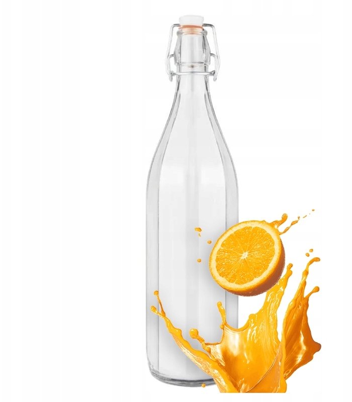 BUTELKA COSTOLATA 500ml Z KORKIEM MECHANICZNYM Butelki szklane na nalewki