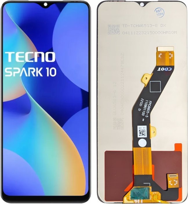 WYŚWIETLACZ EKRAN LCD DO TECNO SPARK 10 (KI5q)