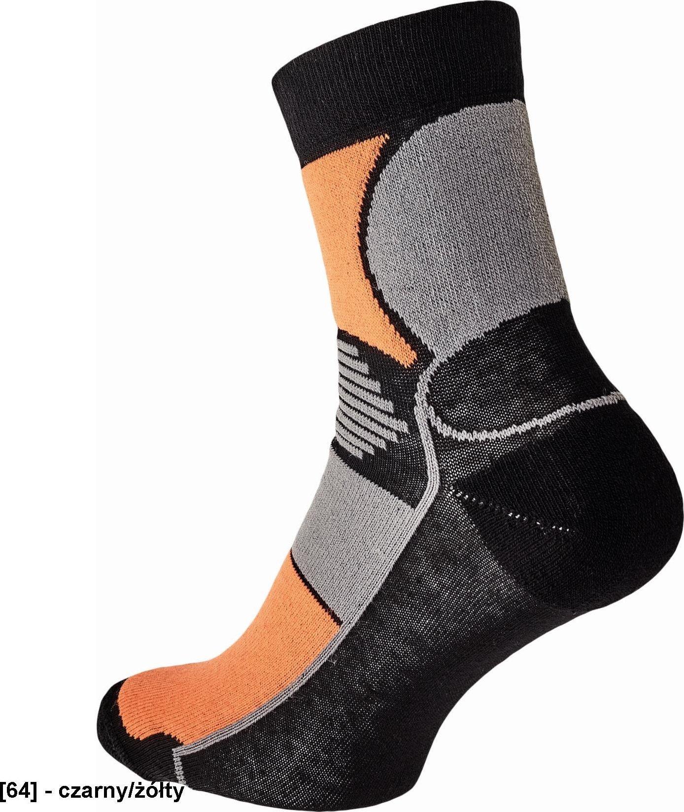 CERVA KNOXFIELD BASIC - skarpety - czarny/żółty - r. r.43