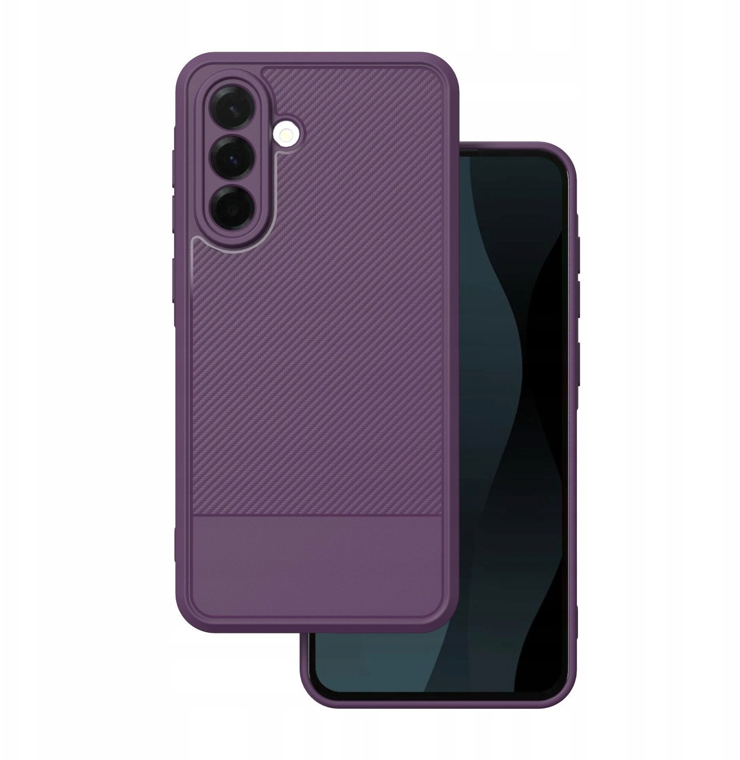 Nakładka Carbon Simple case do Samsung Galaxy A36 5G fioletowy