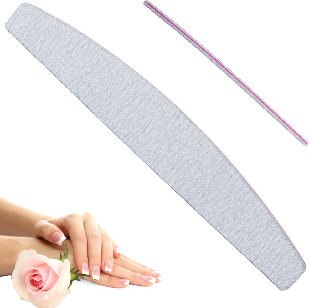 Verk Pilnik do paznokci polerka łódka gramatura 100/180 Pilnik do paznokci polerka łódka gramatura 100/180