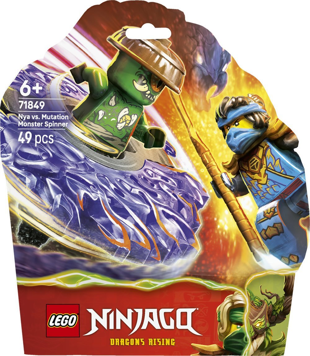 LEGO Ninjago Nya kontra zmutowany potwór na spinnerze (71849)