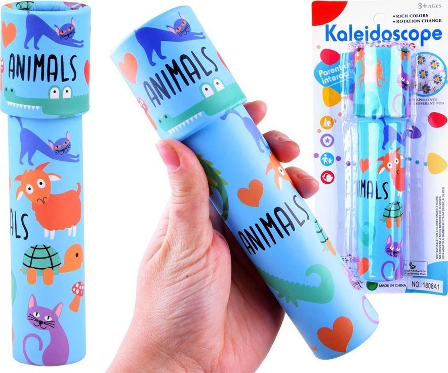 Jokomisiada Duży KALEJDOSKOP dla dzieci obracany ZA4002