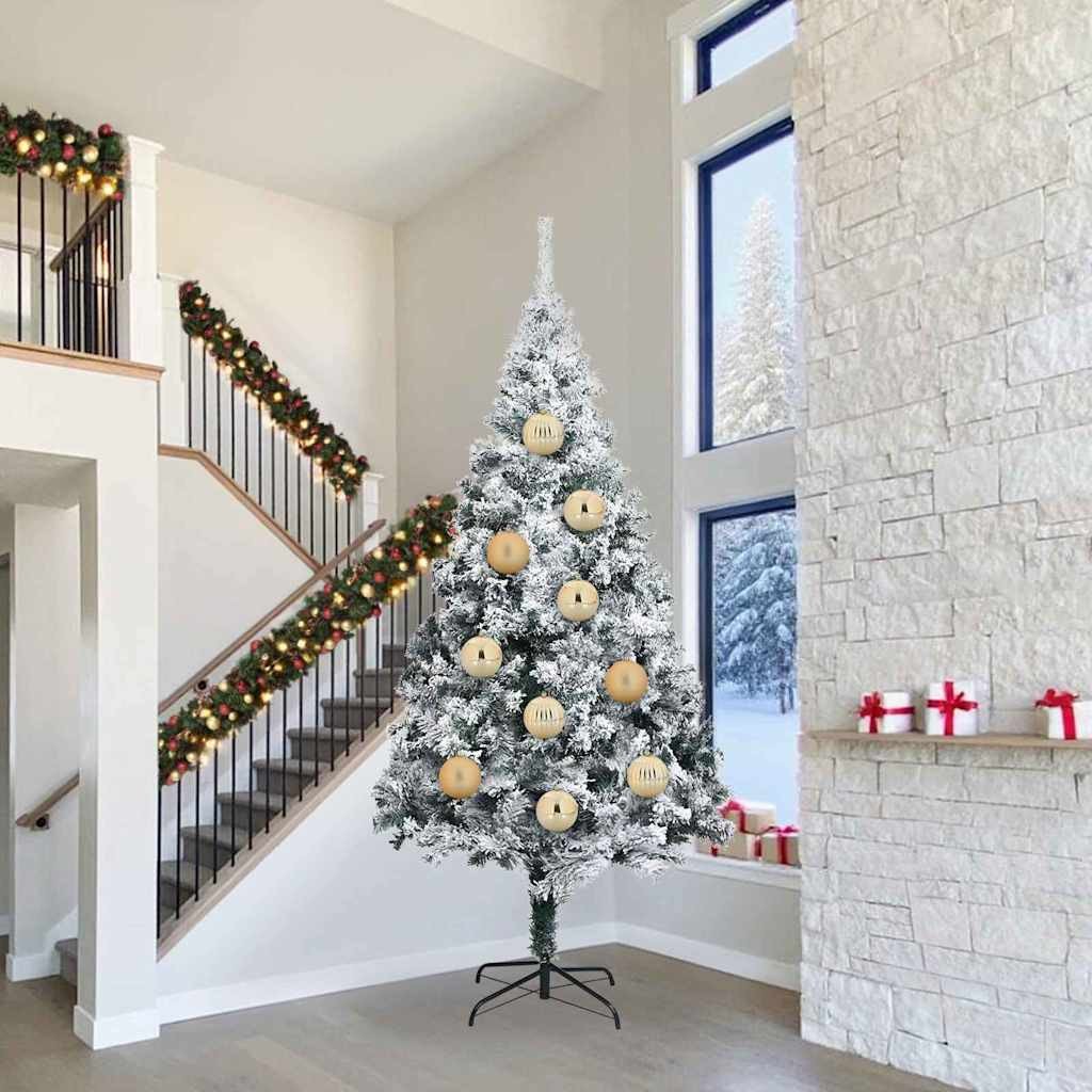 vidaXL Zestaw Bombek Choinkowych 4 pcs złoty