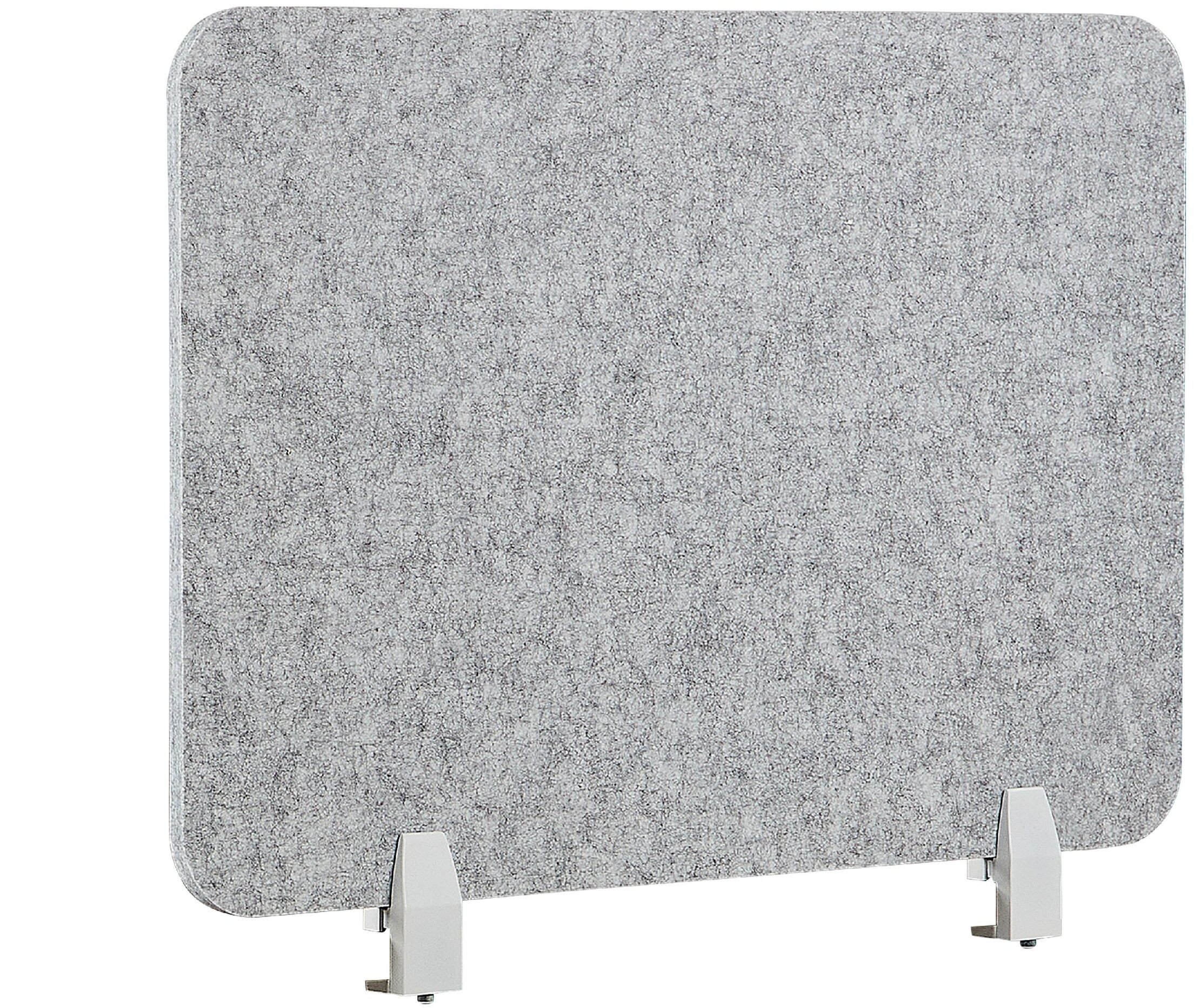 Przegroda na biurko 72 x 50 cm szara SPLIT