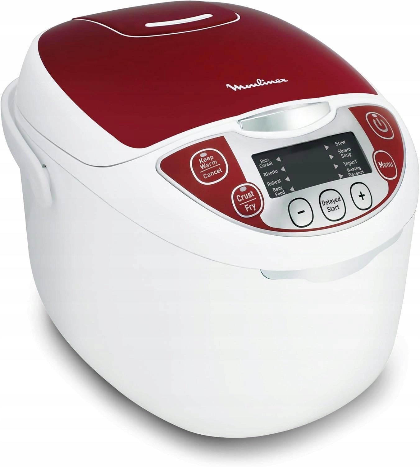 Moulinex MK7051F1 Elektryczny multicooker 12 funkcji 5l czerwono-biały