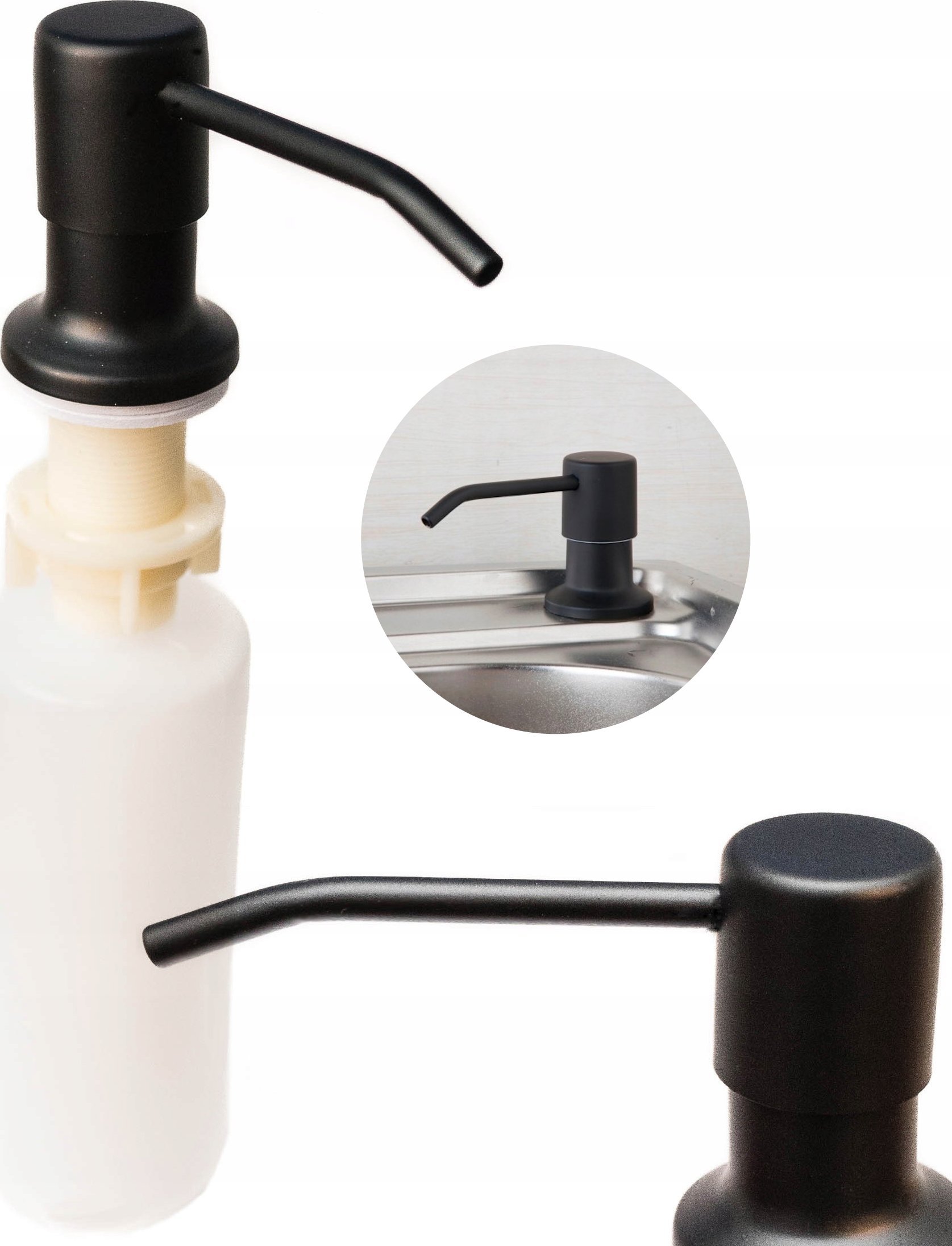 SHOPUJ.PL DOZOWNIK MYDŁA PŁYNU DO MYCIA NACZYŃ DO ZLEWU 500 ML